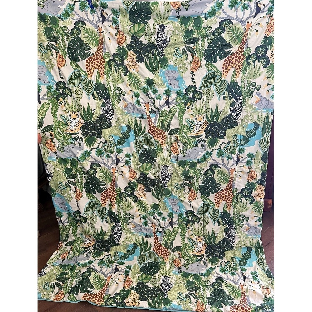 Animal print twin comforter